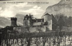 VINTAGE POSTCARD Surroundings Of Chambery Castle of Bathie