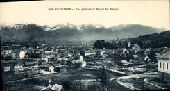 CPA Chambery Vue Generale et Massif des Bauges