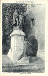 CPA Chambery Place du chateau Les freres de Maistre L entree du chateau