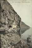 VINTAGE POSTCARD Lake of Le Bourget Tunnel of Chindrieux