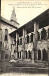 VINTAGE POSTCARD Le Bourget Of the Lake Castle Prioress Court interior and entered under the cloisters