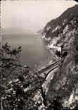MODERN CARD Lake of Le Bourget Road of the Cornice Tunnels