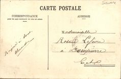 VINTAGE POSTCARD Lake of Le Bourget and Dent of the Cat Cows