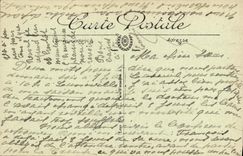 VINTAGE POSTCARD Luxeuil Les Bains Seen In the Park