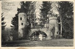 VINTAGE POSTCARD Luxeuil Carries Oak