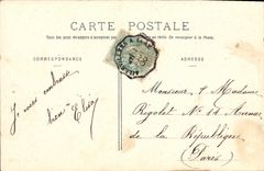 VINTAGE POSTCARD Luxeuil Carries Oak