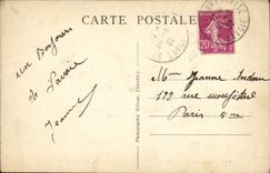 VINTAGE POSTCARD Maurienne Vanoise the Great Breakage seen of the collar of the Metal disc