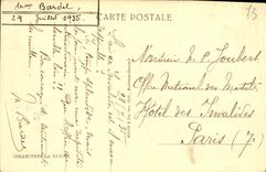 VINTAGE POSTCARD Praz On Arly View Valley Of L Arly And the Charvin Mount