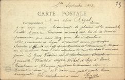 VINTAGE POSTCARD Collar of Small St Bernard the Monument of St Bernard of menthon