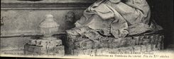 VINTAGE POSTCARD Interior Solesmes of the Vault the Madeleine to the tomb of Christ