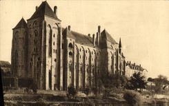 VINTAGE POSTCARD Solesmes L Saint Pierre Abbey Of Sight Of North East