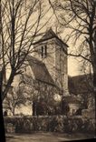 VINTAGE POSTCARD Solesmes L Saint Pierre Abbey the bell tower of L abbey church