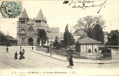 VINTAGE POSTCARD Mans Meteorlogique Bureau