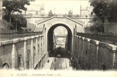CPA Le Mans Perspective du Tunnel