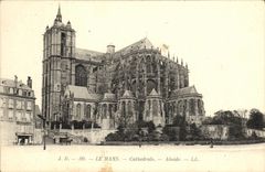 CPA Le Mans La Cathedrale Abside