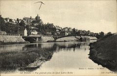 VINTAGE POSTCARD Mans View Taken of the Quay Ledru Rolin
