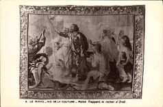 VINTAGE POSTCARD Mans ND Of the Seam Braces striking the rock D oreb