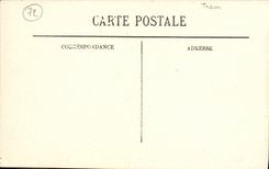 VINTAGE POSTCARD Mans L Thiers Avenue Seen of the Station Picon Tram