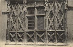 CPA Le Mans Entree de la Maison de la Reine Berengere