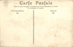 VINTAGE POSTCARD Mans Entered of the House of the Queen Berengere