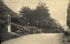 VINTAGE POSTCARD Route of Chambery has Yenne to the collar of the Cat