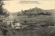 VINTAGE POSTCARD the Picturesque Vosges the Rock of the Mount Page of Beheuille