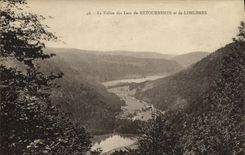 VINTAGE POSTCARD the Valley of the Lakes Retournemer and Longemer