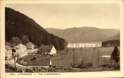 VINTAGE POSTCARD Longemer Seen Densemble