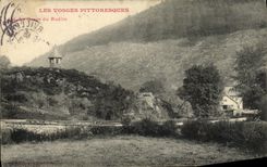 VINTAGE POSTCARD the Picturesque Vosges the throat of Rudlin