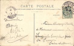 VINTAGE POSTCARD the Picturesque Vosges the throat of Rudlin