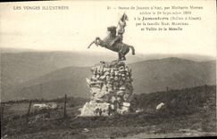 VINTAGE POSTCARD the Vosges Illustrees rules of Jeanne D arc Mathurin Moreau