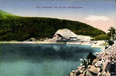 VINTAGE POSTCARD Am Schwarzen See in Den Hochvogesen