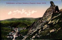 VINTAGE POSTCARD Diedolshausen Und Ruins Gutenburg Kampfe 1914 1916