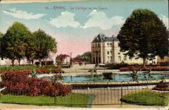 POSTAL Epinal de la VENDIMIA la universidad vista del curso