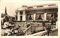VINTAGE POSTCARD Vittel the Casino And a Corner Of the Park