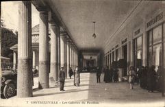 VINTAGE POSTCARD Contrexeville Galleries of the House