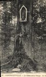VINTAGE POSTCARD Contrexeville the oak of the virgin