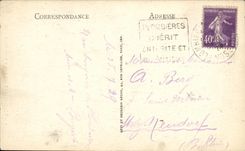 Camara acorazada Jose de Plombieres de la POSTAL de la VENDIMIA Saint