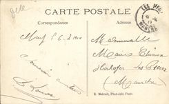 Opinion de Mery de la POSTAL de la VENDIMIA de L Oise el barco de los barcos del tiron