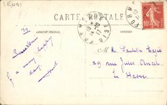 POSTAL Conteville L interior de la VENDIMIA de la iglesia