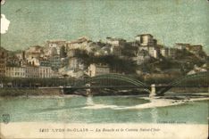 VINTAGE POSTCARD Lyon Clear St Bauche and the Holy Slope Clearly