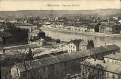 VINTAGE POSTCARD Northern Creil Panorama Is