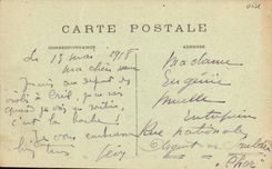 VINTAGE POSTCARD Creil the Cave of cry cry L Hermit