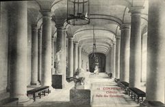 CPA Compiegne Chateau Salle des Colonnes