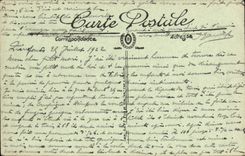 POSTAL Pierrefonds de la VENDIMIA vista de la roca