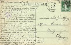 POSTAL Pierrefonds Interieur de la VENDIMIA de las reglas del castillo de Louis D Orleans