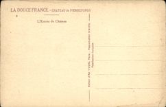 POSTAL Pierrefonds L de la VENDIMIA entrado del castillo