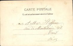 Honor de la corte D del castillo de Pierrefonds de la POSTAL de la VENDIMIA