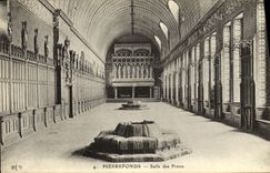 Sitio de Pierrefonds de la POSTAL de la VENDIMIA de los caballeros valerosos