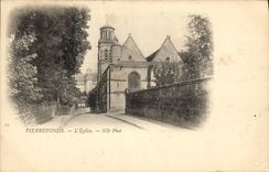 POSTAL Pierrefonds L iglesia de la VENDIMIA